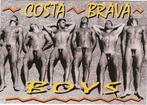 Costa Brava naakte-boys - 6 naakte zonnebaders-blote piemels, Ongelopen, Cultuur en Media, Verzenden, 1980 tot heden