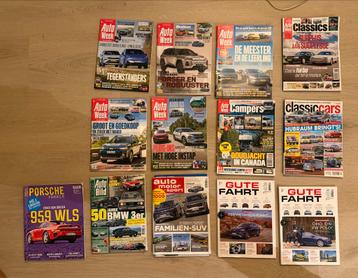 Autobladen magazines- AutoWeek, Gute Fahrt, Porsche fahrer beschikbaar voor biedingen