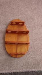 retro eierrekje van hout, Verzamelen, Ophalen of Verzenden, Overige typen