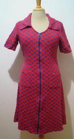 Rood/blauwe hippie jurk van Who’s that Girl! M, Maat 38/40 (M), Verzenden, Gedragen, Boven de knie
