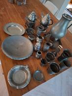 Diverse tinnen objecten. Tin. 8,5 kg, Antiek en Kunst, Antiek | Tin, Ophalen