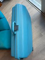 (Vintage) Samsonite Koffer - Blauw, Gebruikt, Hard kunststof, 45 tot 55 cm, Slot