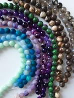 OPRUIMING Nieuwe restant strengen NATUURSTEEN kralen (12), Ophalen of Verzenden, Nieuw, Kraal