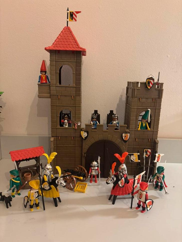 Playmobil kasteel ridders toernooi koning, Kinderen en Baby's, Speelgoed | Playmobil, Gebruikt, Complete set, Ophalen of Verzenden