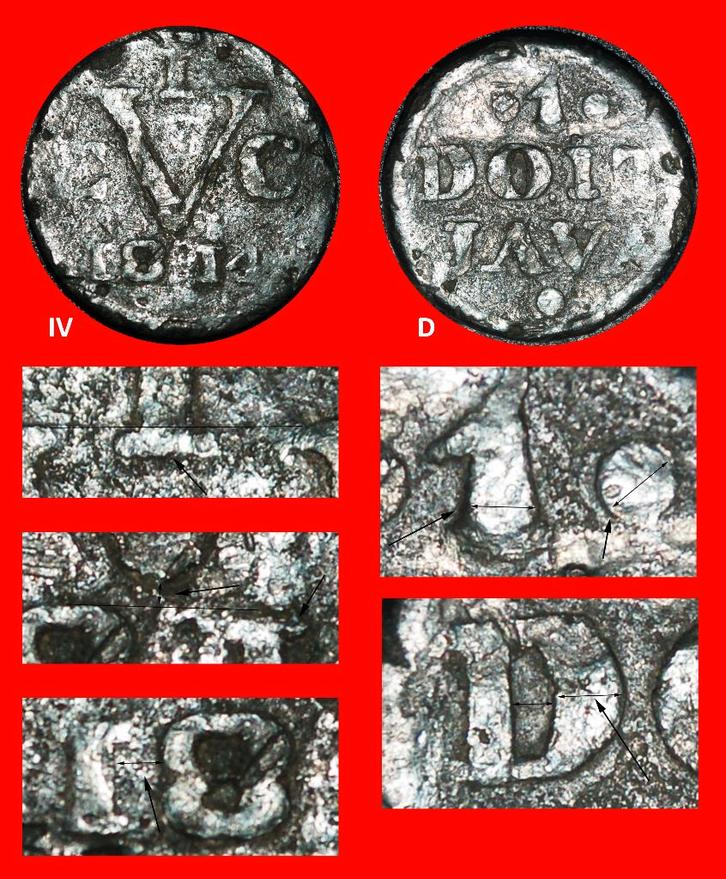 Ⰿ GREAT BRITAIN 1813-1814: JAVA NETHERLANDS INDIES DUIT 1814, Postzegels en Munten, Munten | Azië, Losse munt, Zuidoost-Azië, Ophalen of Verzenden