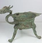 Kan - RITUELE olielamp - Brons, Ophalen of Verzenden