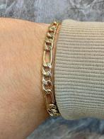 14k Gouden Figaro Armband, Ophalen of Verzenden, Zo goed als nieuw, Goud
