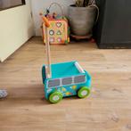 Loopwagen autovorm, Kinderen en Baby's, Speelgoed | Houten speelgoed, Zo goed als nieuw, Ophalen