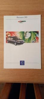 Peugeot 205 Colorline brochure, 1993, Verzenden, Zo goed als nieuw, Peugeot