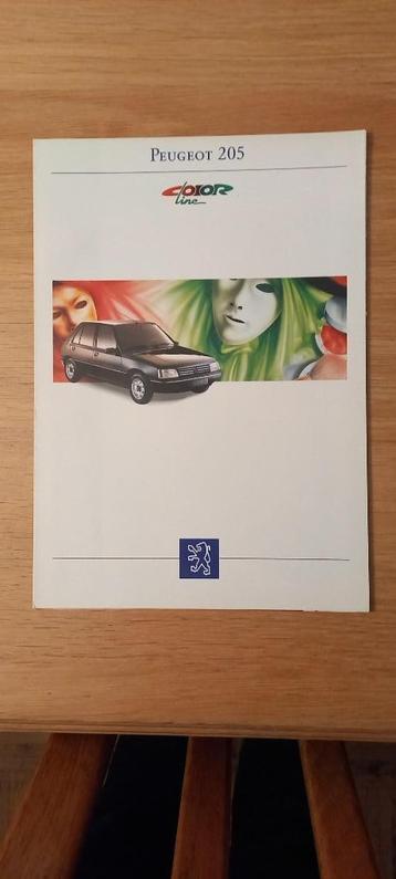 Peugeot 205 Colorline brochure, 1993 beschikbaar voor biedingen