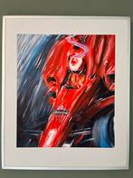 4 Formule 1 Ferrari  schilderijen, Antiek en Kunst, Ophalen
