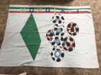 Badlaken, strandlaken euro mondiali 1990 italië 126x93 cm, Ophalen of Verzenden, Gebruikt, Overige typen