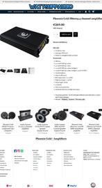Phoenix Gold ZR6004 4 kanaals versterker 700W RMS, Hifi-Focus, Aalsmeerderweg 173 1432 CL, Aalsmeer, Nieuw, Ophalen of Verzenden