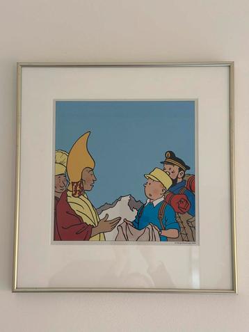 Kuifje Schilderijen - 2 Stuks - 45x45 cm beschikbaar voor biedingen