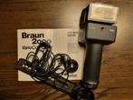 Mooie Braun 2000 flitser voor analoge camera, Ophalen of Verzenden, Gebruikt, Overige merken, Kantelbaar