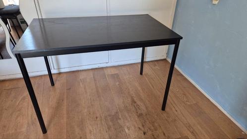IKEA Sandsberg tafel zwart 110x67 cm., Huis en Inrichting, Tafels | Sidetables, Zo goed als nieuw, 25 tot 50 cm, Rechthoekig, Ophalen