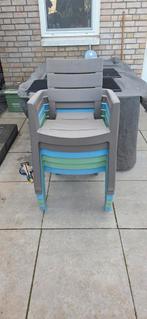 Allibert Ibiza stapelstoel tuinstoel - 6 stuks, Tuin en Terras, Ophalen, Zo goed als nieuw, Kunststof, Stapelbaar