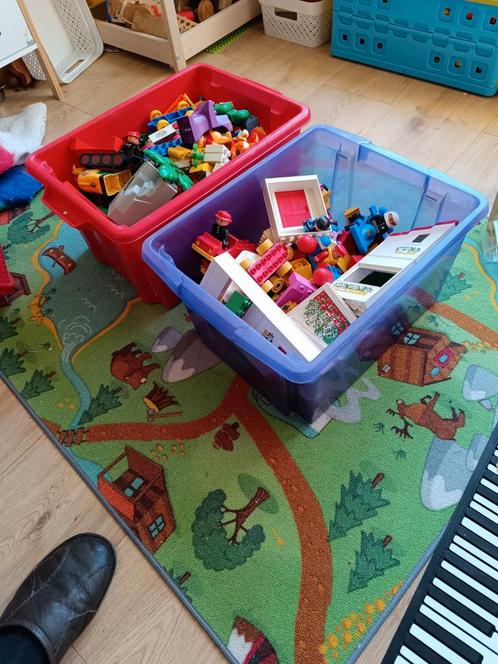 2 DUPLO Boxen in goede conditie, Kinderen en Baby's, Speelgoed | Bouwstenen, Zo goed als nieuw, Overige merken, Ophalen