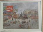 Schilderij London Piecadilly circus, Ophalen, Minder dan 50 cm, Gebruikt, Schilderij