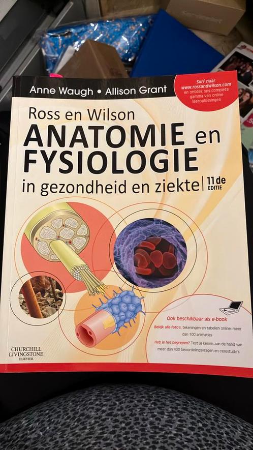 Ross & Wilson–Anatomie en Fysiologie in gezondheid en ziekte, Boeken, Informatica en Computer, Zo goed als nieuw, Ophalen of Verzenden