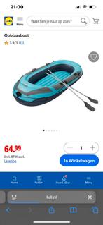 Crivit opblaasboot zgan, Ophalen of Verzenden, Zo goed als nieuw