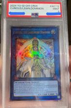 Yu-Gi-Oh! Curious, the Lightsworn Dominion CR04 PSA 9 Mint !, Hobby en Vrije tijd, Verzamelkaartspellen | Yu-gi-Oh!, Verzenden