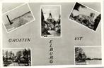 Groeten uit Elburg - 5 afb o.a. Haven Poepenkolk - 1951 gelo, Verzamelen, Ansichtkaarten | Nederland, Ophalen of Verzenden, 1940 tot 1960