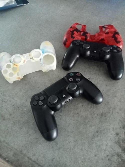 2 dualshock controller voor ps4, Spelcomputers en Games, Spelcomputers | Sony PlayStation Consoles | Accessoires, Zo goed als nieuw