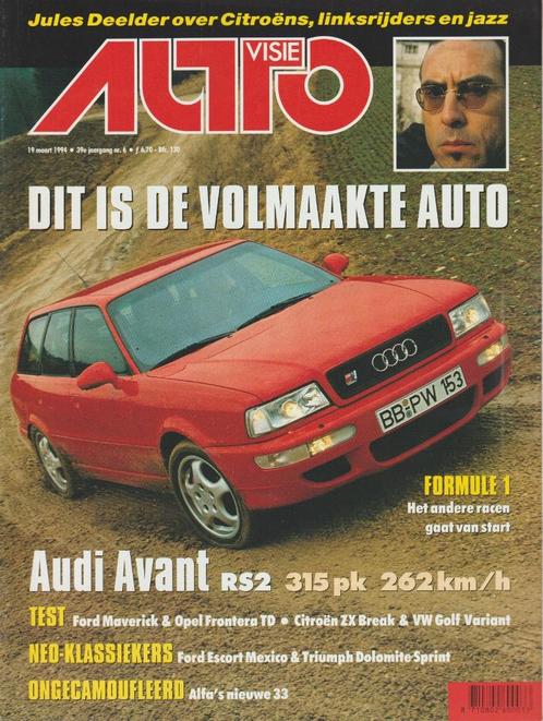 Audi RS2 Avant rij-impressie in Autovisie 1994, Boeken, Auto's | Folders en Tijdschriften, Gelezen, Audi, Ophalen of Verzenden