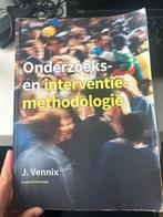Onderzoeks- en interventie methodologie, Boeken, Ophalen of Verzenden, Gelezen, HBO