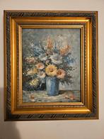 Bloemen in vaas - Olieverfschilderij walter adams., Antiek en Kunst, Ophalen of Verzenden