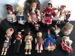 Vintage folklore klederdracht poppen, Verzamelen, Poppen, Ophalen of Verzenden, Gebruikt, Pop