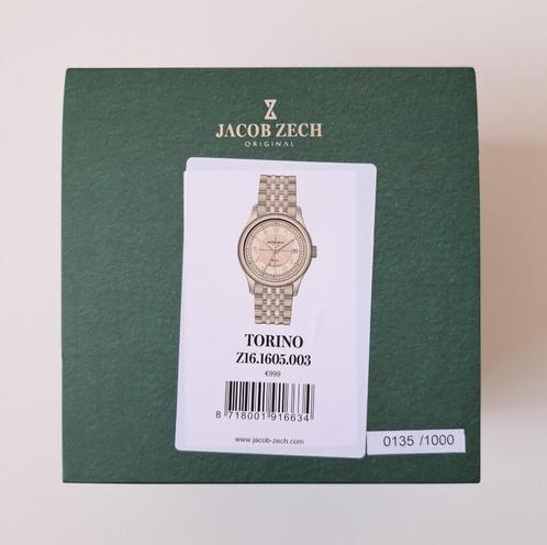 Jacob Zech Torino Z16.1605.003 Limited Edition (Goud, RVS), Sieraden, Tassen en Uiterlijk, Horloges | Heren, Nieuw, Polshorloge