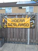 Geslaagd spandoek!, Diversen, Vlaggen en Wimpels, Ophalen, Zo goed als nieuw