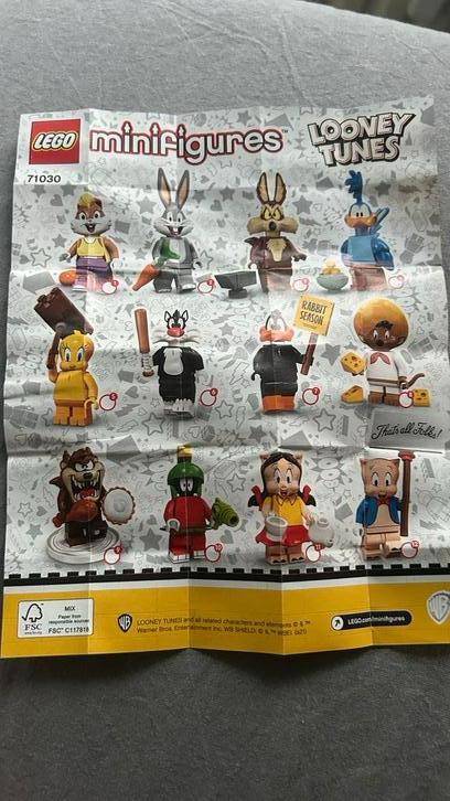 Lego minifiguren Looney Tunes (71030), Kinderen en Baby's, Speelgoed | Duplo en Lego, Zo goed als nieuw, Lego, Complete set, Ophalen of Verzenden