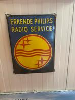 Prachtig Philips emaillebord, Verzamelen, Merken en Reclamevoorwerpen, Ophalen, Zo goed als nieuw