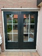 Deur met espagnolet, Ophalen of Verzenden, Zo goed als nieuw, Hout, 75 tot 150 cm