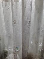 Mooie Vitrage-2 x  (Kamer hoog + Breed ) Mooi Kant Motief, Huis en Inrichting, Stoffering | Gordijnen en Lamellen, 200 cm of meer