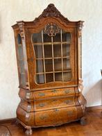 Antieke Biedermeier Vitrinekast wortelnoten, Ophalen