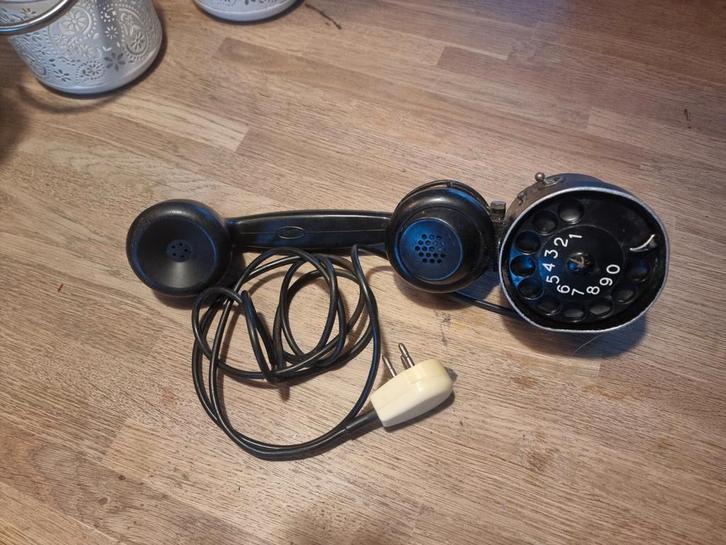 Vintage Ericsson Telefoon met Draaischijf, Telecommunicatie, Vaste telefoons | Niet Draadloos, Gebruikt, Bakeliet, Met draaischijf