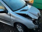 Beschadigde Peugeot 206 voor onderdelen, Ophalen, Handgeschakeld, 1400 cc, Zilver of Grijs