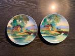 2 porseleinen bordjes takahashi, Ophalen of Verzenden