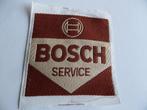 Bosch Service oude stofjas embleem, 10 x 10 cm., Verzamelen, Verzenden, Zo goed als nieuw, Gebruiksvoorwerp
