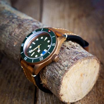 Aquatico Bronze Sea Star Green Ceramic Bezel (LIMITED, ZGAN) beschikbaar voor biedingen