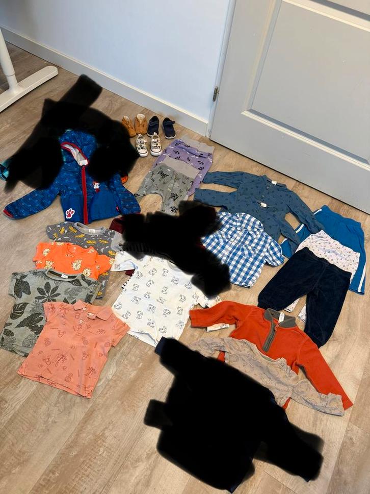 Jongenskleding maat 86 + Schoentjes maat 21, Kleding | Dames, Dames-kledingpakketten, Zo goed als nieuw, Maat 38/40 (M), Ophalen