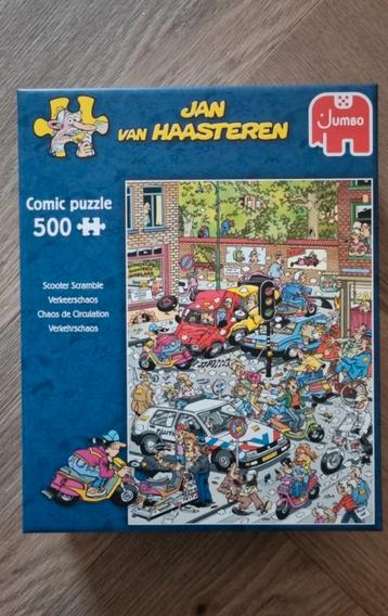 Jan van Haasteren puzzel, 500 stukjes, verkeerschaos beschikbaar voor biedingen