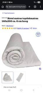 Matras topper 140 x 200 nooit gebruikt, Huis en Inrichting, Slaapkamer | Matrassen en Bedbodems, Ophalen, 140 cm, Matras, 200 cm