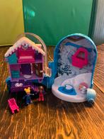 Polly pocket winterhuis, Kinderen en Baby's, Speelgoed | Poppenhuizen, Zo goed als nieuw, Ophalen