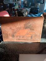 Houtsnijwerk de Hasseltse kapel tilburg, Ophalen, Zo goed als nieuw, Reclamebord