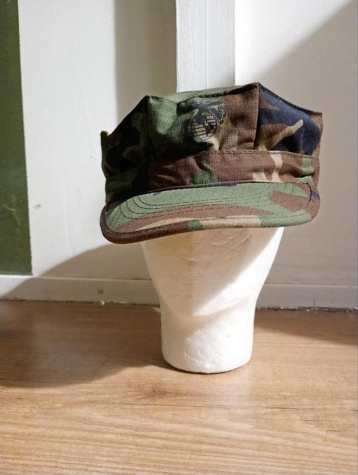 USMC marine CAP, Verzamelen, Militaria | Algemeen, Landmacht, Helm of Baret, Amerika, Ophalen of Verzenden